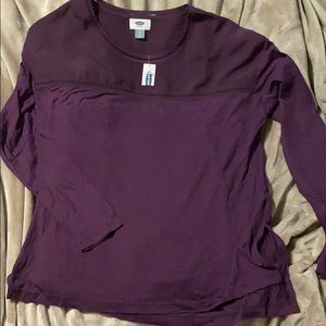 Women’s eyelet top-Size Small